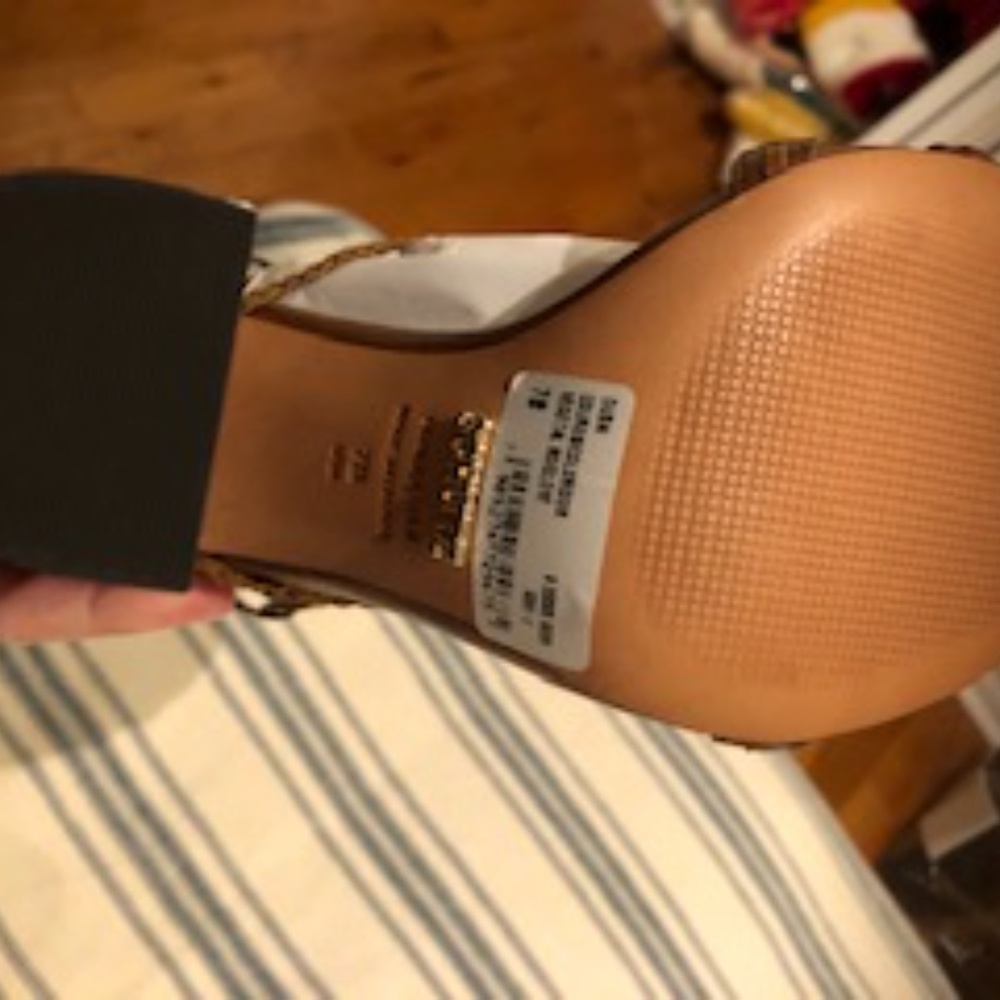 NWOT Schutz Bohemian Style Leather Block Heel Sandals - Picture 2 of 3